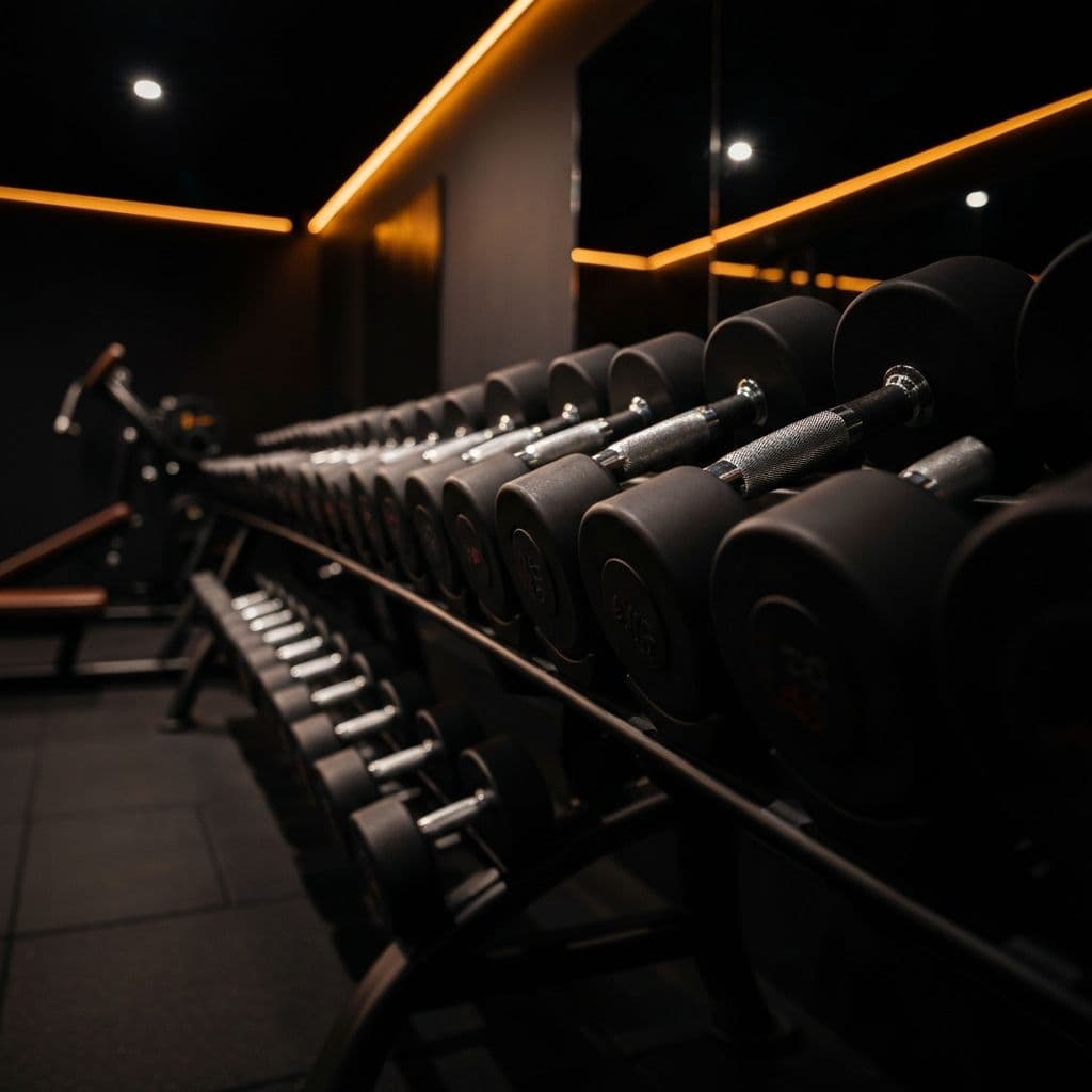 Gymutrustning hos IW nära i Timrå